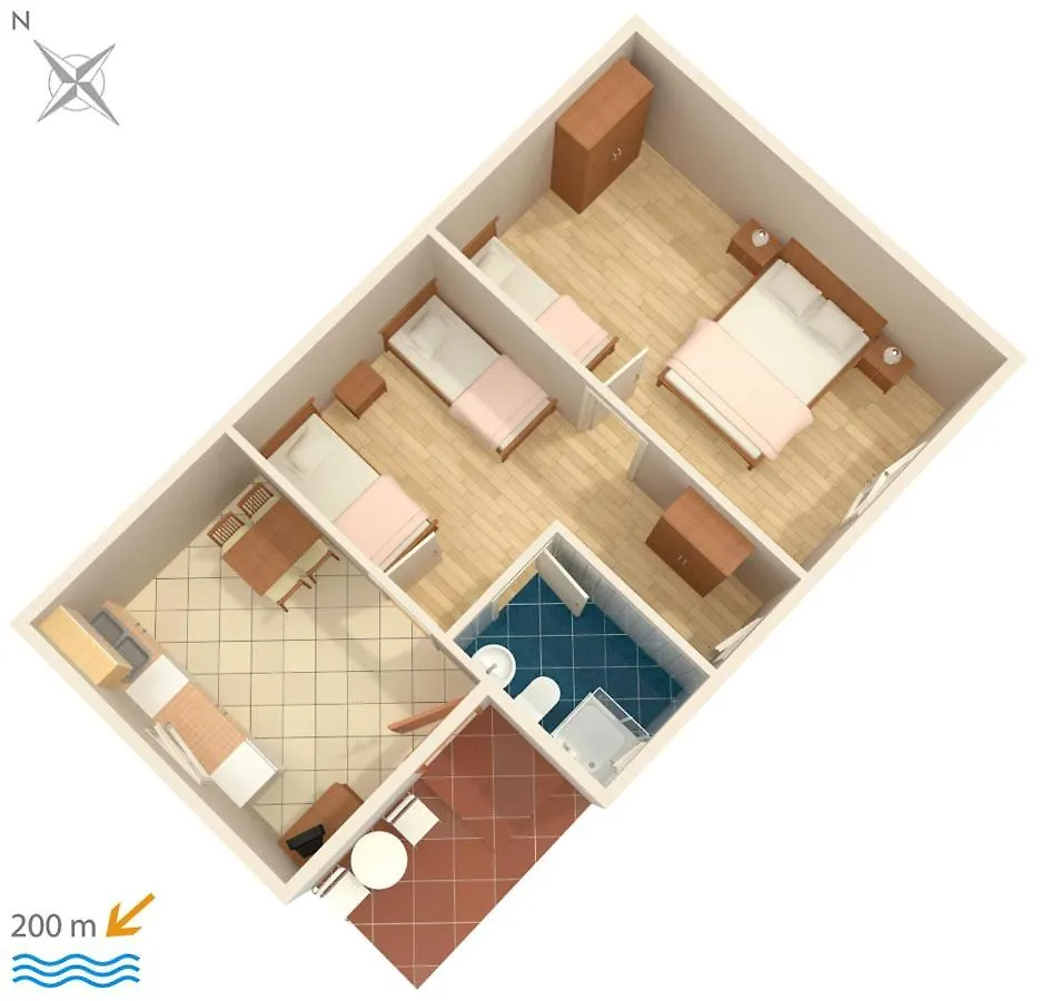 Apartments For Families With Children Banjole, Pula - 2258 0*,  Chorwacja
